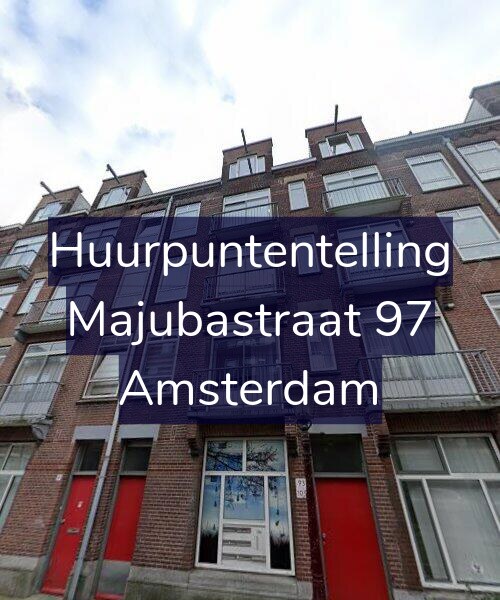 Foto gevel Huurpuntentelling voor Majubastraat 97, Amsterdam