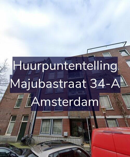Foto gevel Huurpuntentelling voor Majubastraat 34-A, Amsterdam