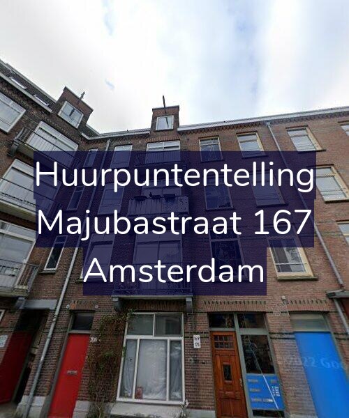Foto gevel Huurpuntentelling voor Majubastraat 167, Amsterdam