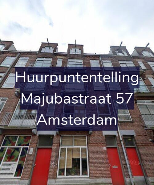 Foto gevel Huurpuntentelling voor Majubastraat 57, Amsterdam
