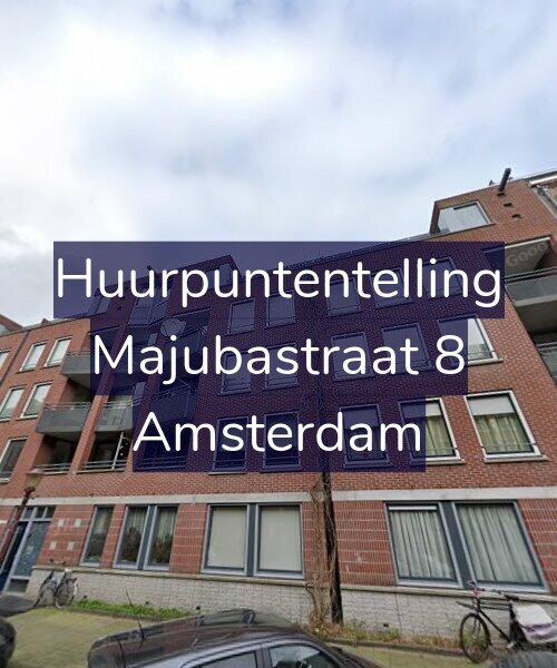 Foto gevel Huurpuntentelling voor Majubastraat 8, Amsterdam