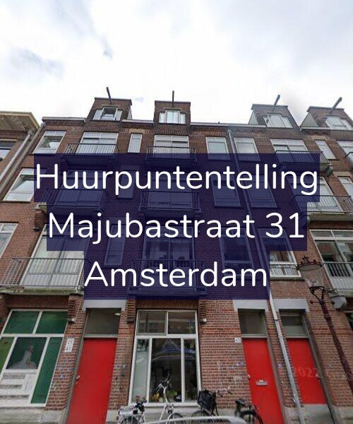 Foto gevel Huurpuntentelling voor Majubastraat 31, Amsterdam
