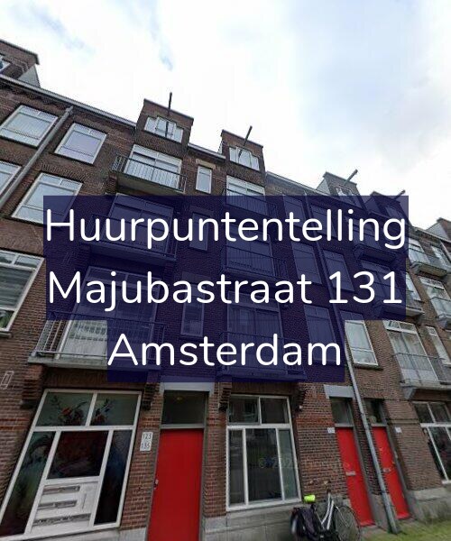 Foto gevel Huurpuntentelling voor Majubastraat 131, Amsterdam