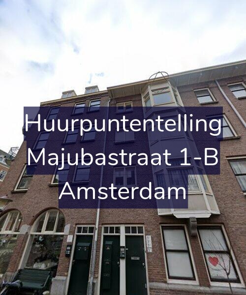 Foto gevel Huurpuntentelling voor Majubastraat 1-B, Amsterdam