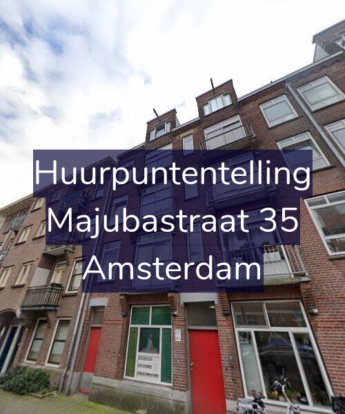 Foto gevel Huurpuntentelling voor Majubastraat 35, Amsterdam