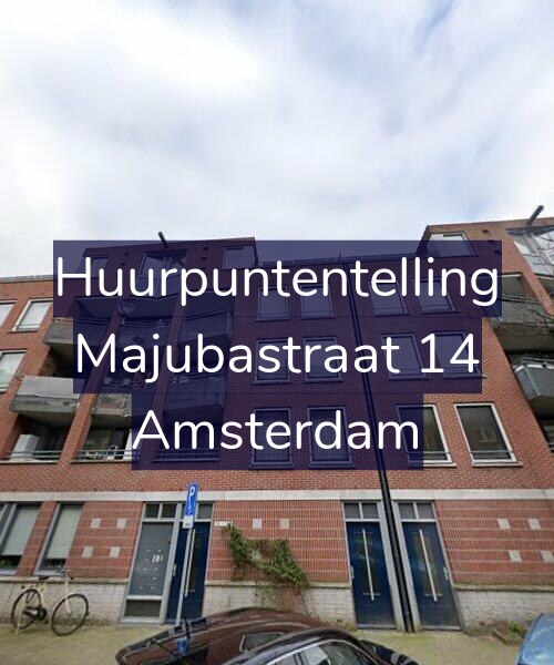 Foto gevel Huurpuntentelling voor Majubastraat 14, Amsterdam