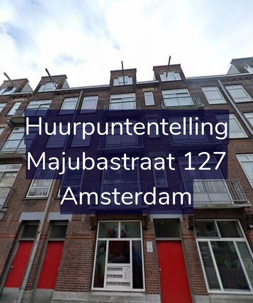 Foto gevel Huurpuntentelling voor Majubastraat 127, Amsterdam