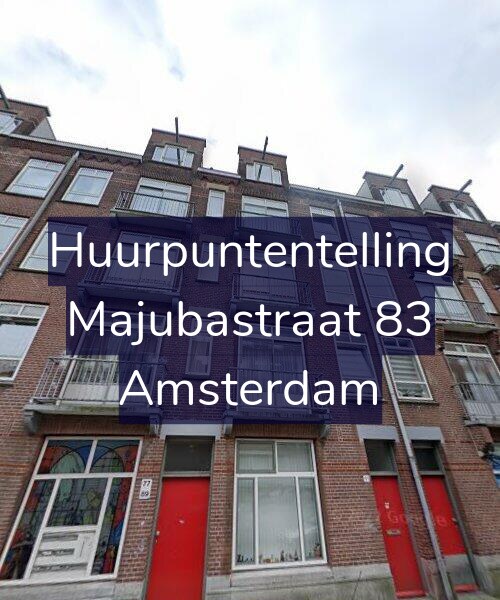Foto gevel Huurpuntentelling voor Majubastraat 83, Amsterdam