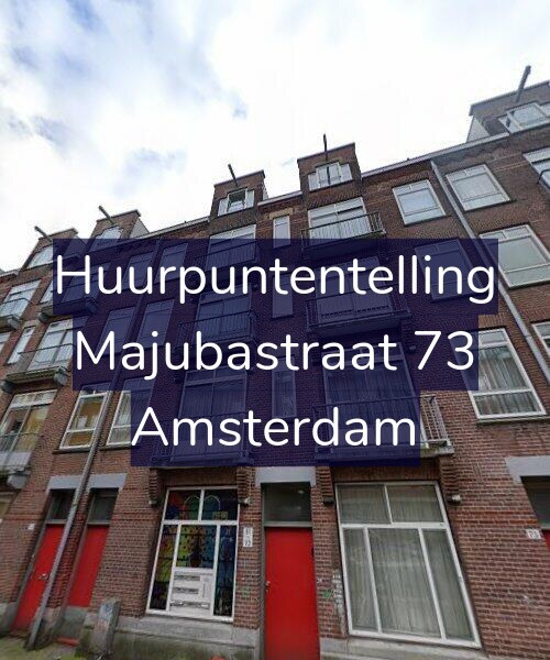 Foto gevel Huurpuntentelling voor Majubastraat 73, Amsterdam