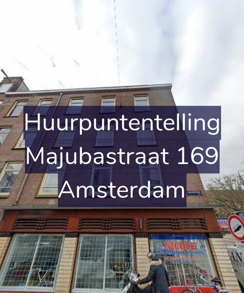 Foto gevel Huurpuntentelling voor Majubastraat 169, Amsterdam