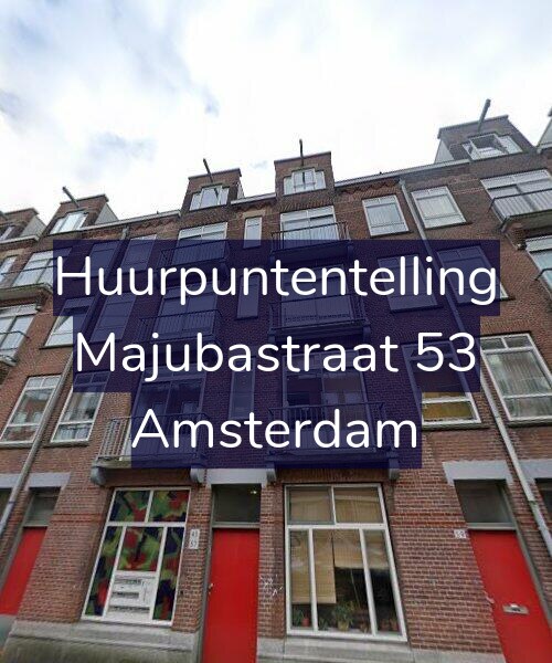Foto gevel Huurpuntentelling voor Majubastraat 53, Amsterdam