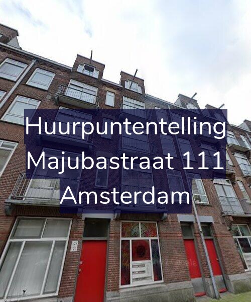 Foto gevel Huurpuntentelling voor Majubastraat 111, Amsterdam