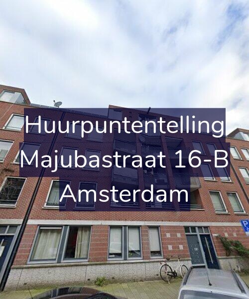 Foto gevel Huurpuntentelling voor Majubastraat 16-B, Amsterdam