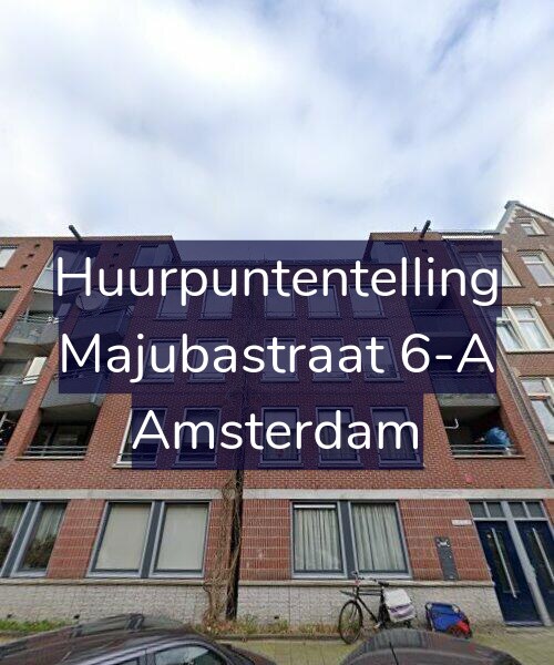 Foto gevel Huurpuntentelling voor Majubastraat 6-A, Amsterdam