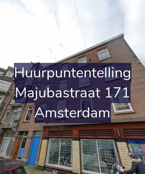 Foto gevel Huurpuntentelling voor Majubastraat 171, Amsterdam