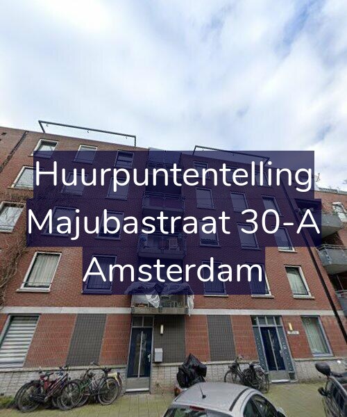 Foto gevel Huurpuntentelling voor Majubastraat 30-A, Amsterdam