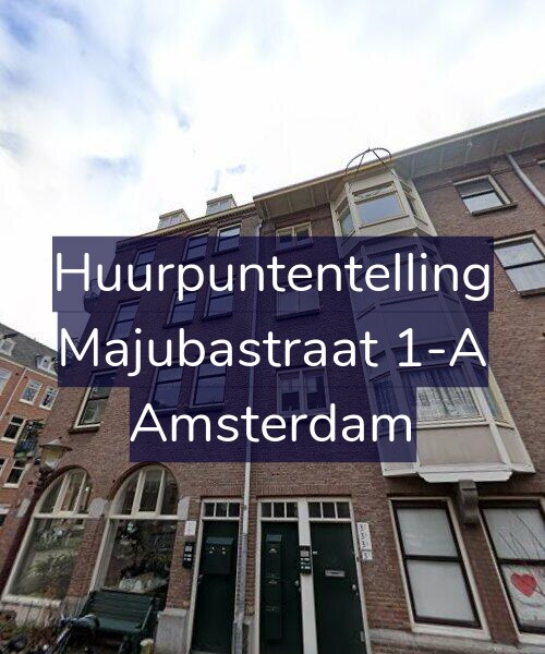 Foto gevel Huurpuntentelling voor Majubastraat 1-A, Amsterdam