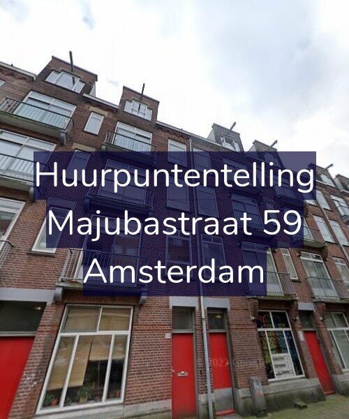 Foto gevel Huurpuntentelling voor Majubastraat 59, Amsterdam