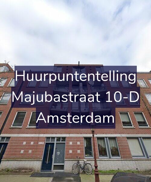 Foto gevel Huurpuntentelling voor Majubastraat 10-D, Amsterdam