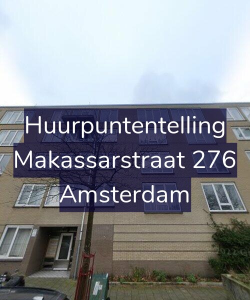 Foto gevel Huurpuntentelling voor Makassarstraat 276, Amsterdam