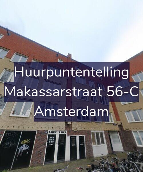 Foto gevel Huurpuntentelling voor Makassarstraat 56-C, Amsterdam