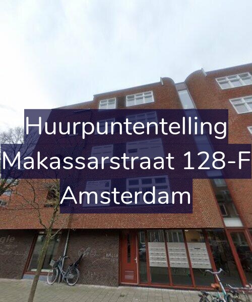 Foto gevel Huurpuntentelling voor Makassarstraat 128-F, Amsterdam