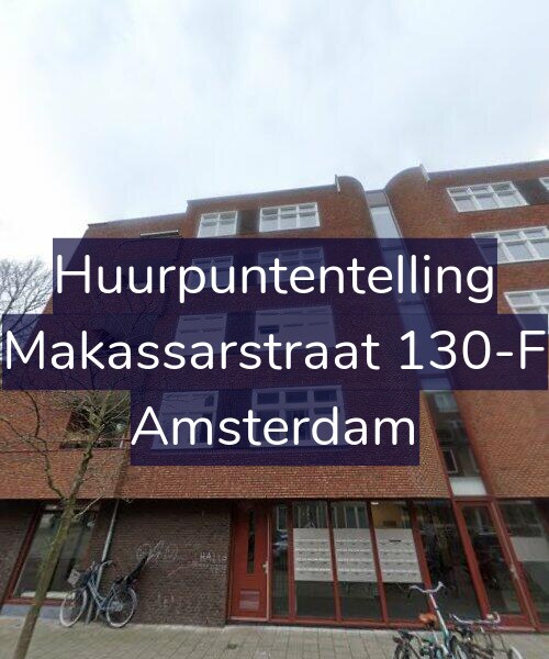 Foto gevel Huurpuntentelling voor Makassarstraat 130-F, Amsterdam