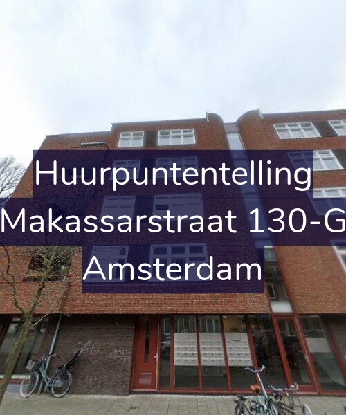Foto gevel Huurpuntentelling voor Makassarstraat 130-G, Amsterdam