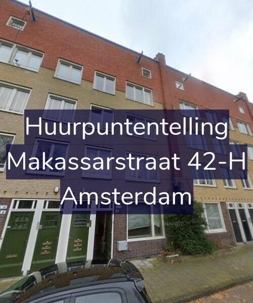 Foto gevel Huurpuntentelling voor Makassarstraat 42-H, Amsterdam