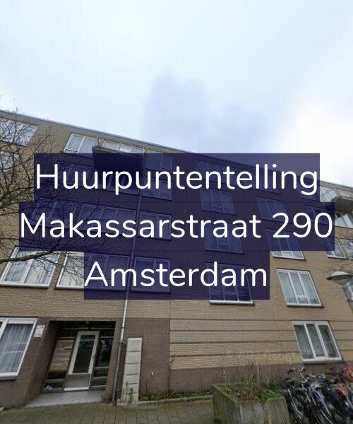 Foto gevel Huurpuntentelling voor Makassarstraat 290, Amsterdam