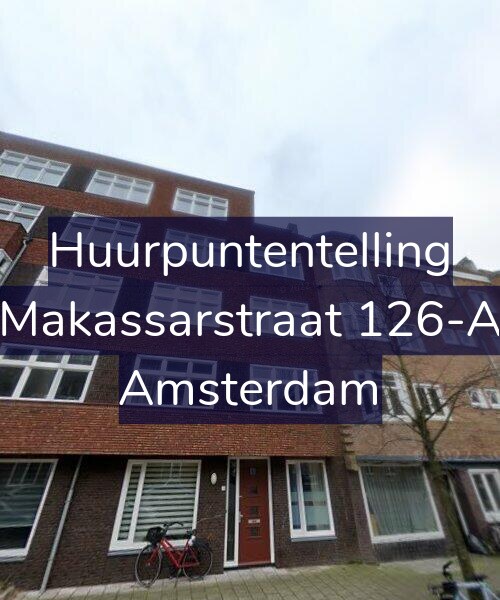 Foto gevel Huurpuntentelling voor Makassarstraat 126-A, Amsterdam