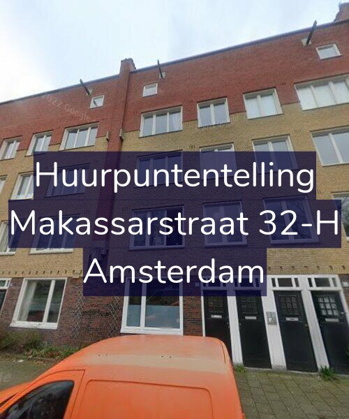 Foto gevel Huurpuntentelling voor Makassarstraat 32-H, Amsterdam
