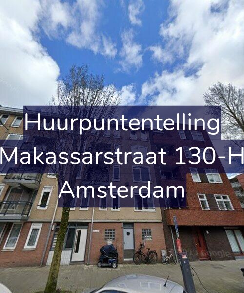 Foto gevel Huurpuntentelling voor Makassarstraat 130-H, Amsterdam