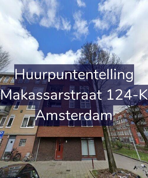 Foto gevel Huurpuntentelling voor Makassarstraat 124-K, Amsterdam