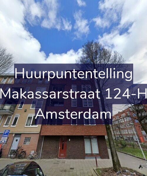 Foto gevel Huurpuntentelling voor Makassarstraat 124-H, Amsterdam