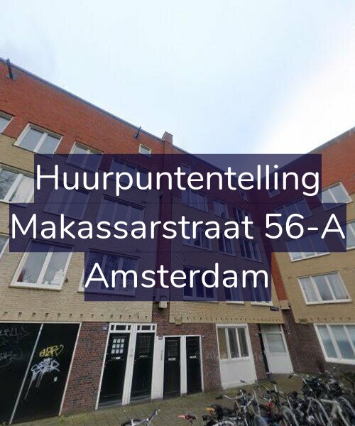 Foto gevel Huurpuntentelling voor Makassarstraat 56-A, Amsterdam