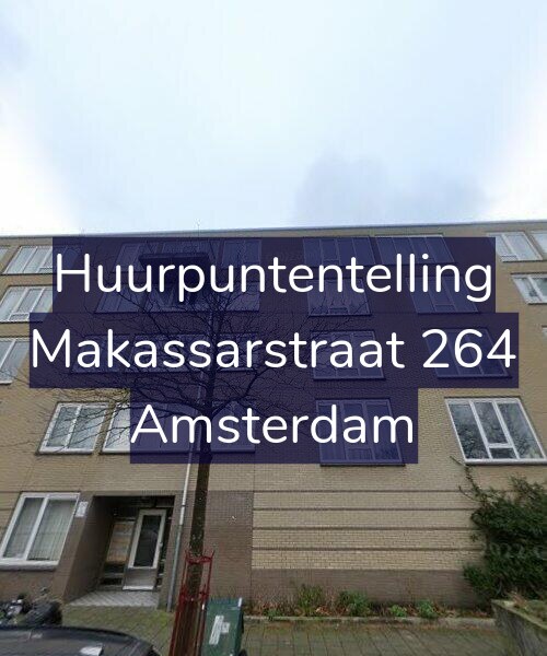 Foto gevel Huurpuntentelling voor Makassarstraat 264, Amsterdam
