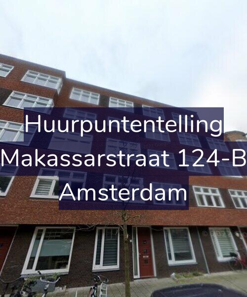 Foto gevel Huurpuntentelling voor Makassarstraat 124-B, Amsterdam