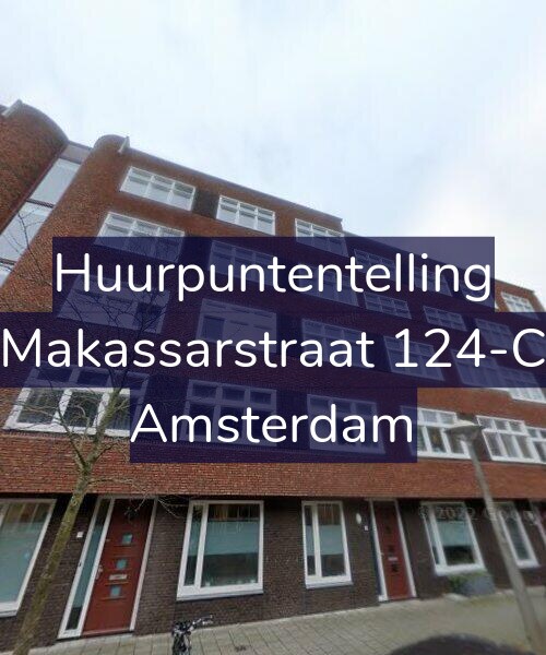 Foto gevel Huurpuntentelling voor Makassarstraat 124-C, Amsterdam