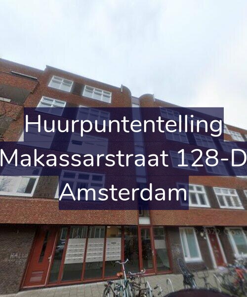 Foto gevel Huurpuntentelling voor Makassarstraat 128-D, Amsterdam