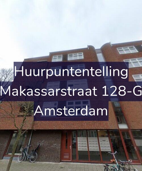 Foto gevel Huurpuntentelling voor Makassarstraat 128-G, Amsterdam