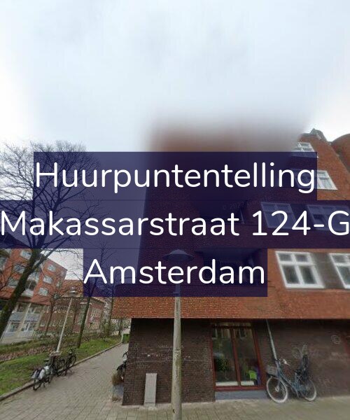 Foto gevel Huurpuntentelling voor Makassarstraat 124-G, Amsterdam