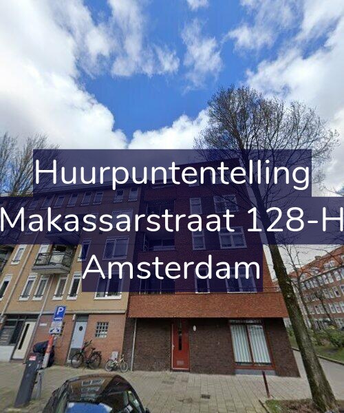Foto gevel Huurpuntentelling voor Makassarstraat 128-H, Amsterdam