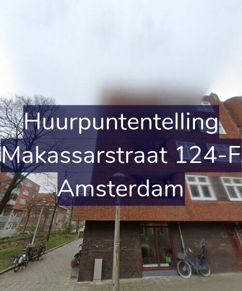 Foto gevel Huurpuntentelling voor Makassarstraat 124-F, Amsterdam