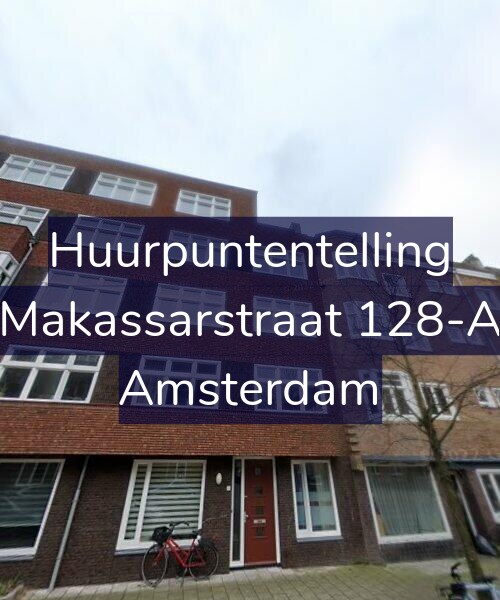 Foto gevel Huurpuntentelling voor Makassarstraat 128-A, Amsterdam