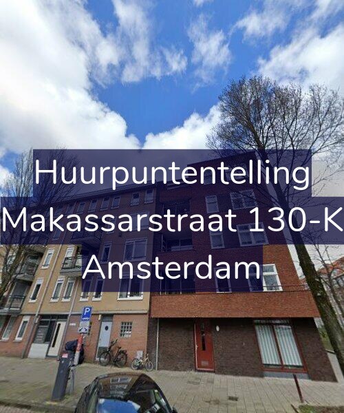 Foto gevel Huurpuntentelling voor Makassarstraat 130-K, Amsterdam