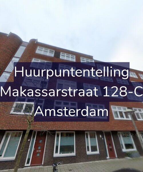 Foto gevel Huurpuntentelling voor Makassarstraat 128-C, Amsterdam