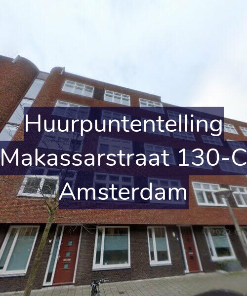 Foto gevel Huurpuntentelling voor Makassarstraat 130-C, Amsterdam