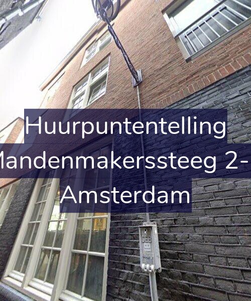 Foto gevel Huurpuntentelling voor Mandenmakerssteeg 2-C, Amsterdam