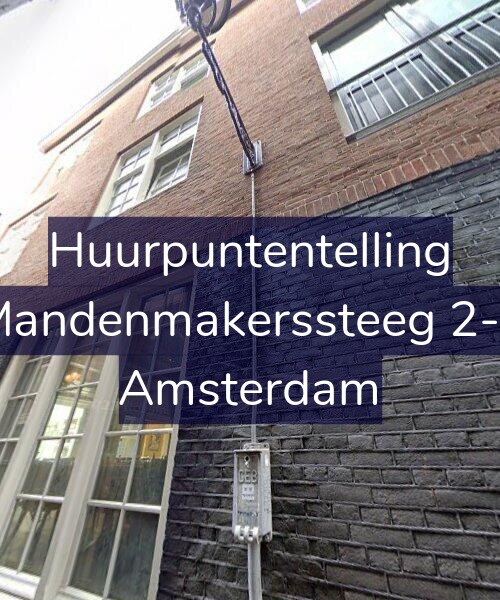 Foto gevel Huurpuntentelling voor Mandenmakerssteeg 2-F, Amsterdam